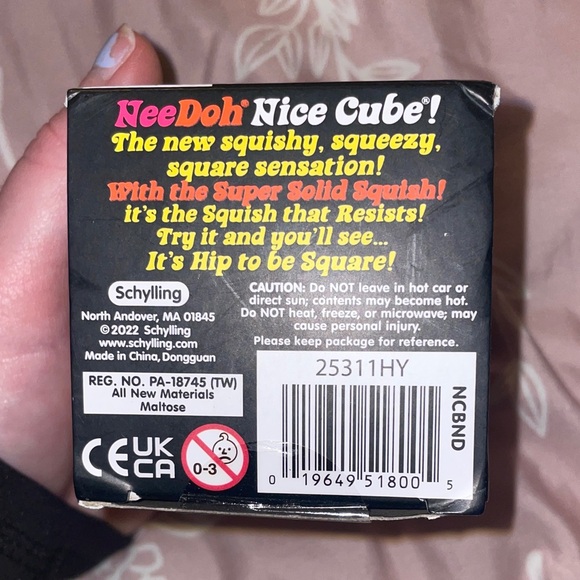 NEW Needoh Nice Cube Pink - Picture 4 of 4